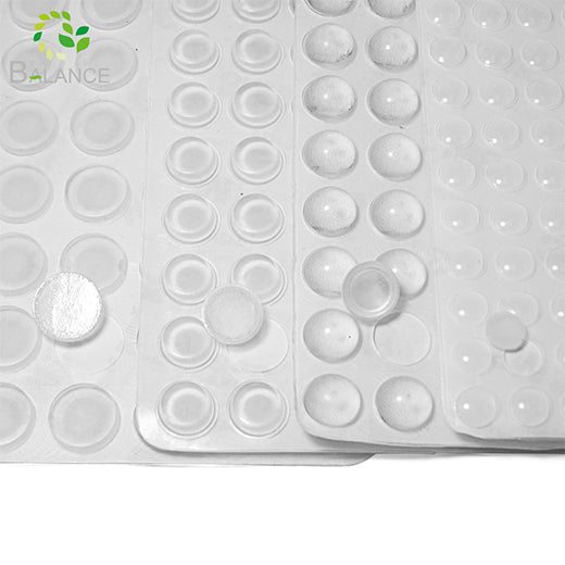Clear Self Adhesive Rubber Bumpers Non Slip Furniture Protector Pads