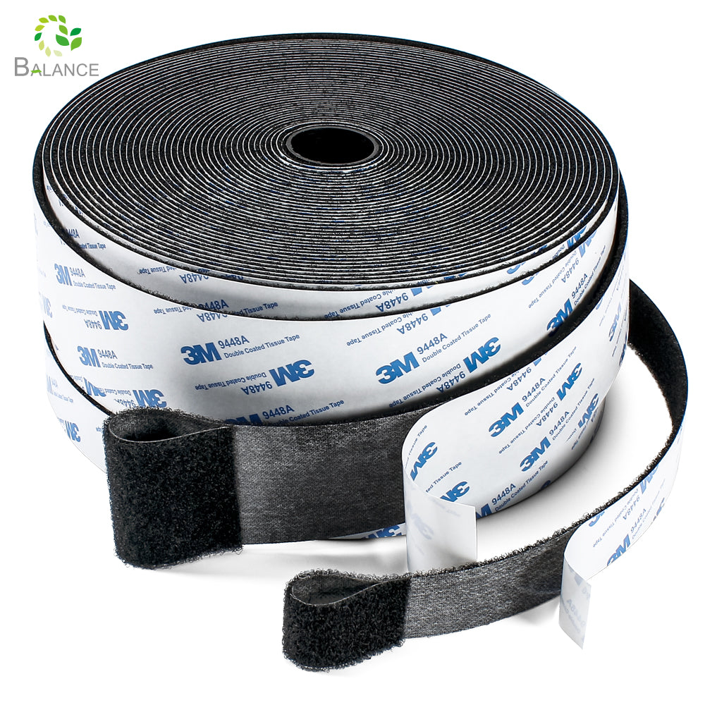 Adhesive hook and loop tape