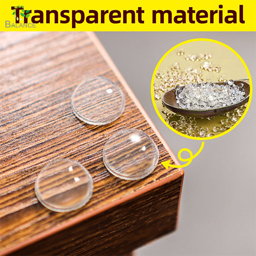 Clear Self Adhesive Rubber Bumpers Non Slip Furniture Protector Pads