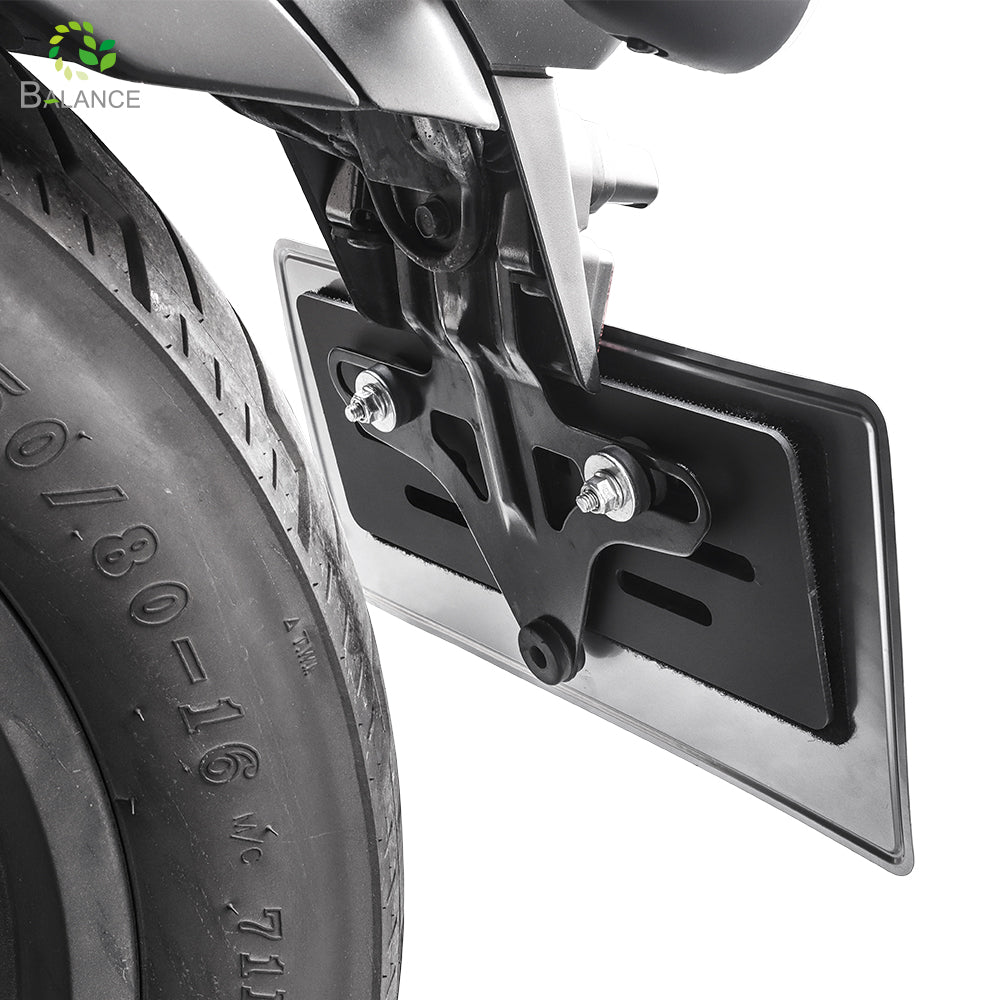 Motorcycle number plate holder