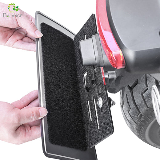 Motorcycle License Plate Adhesive Tape No Drill Mounting Universal Fit Secure Frameless Holder