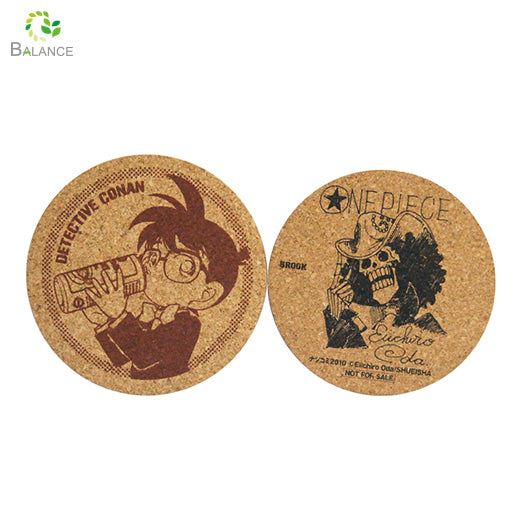 Premium Natural Cork Coaster Set with Holder Absorbent Drink Coasters