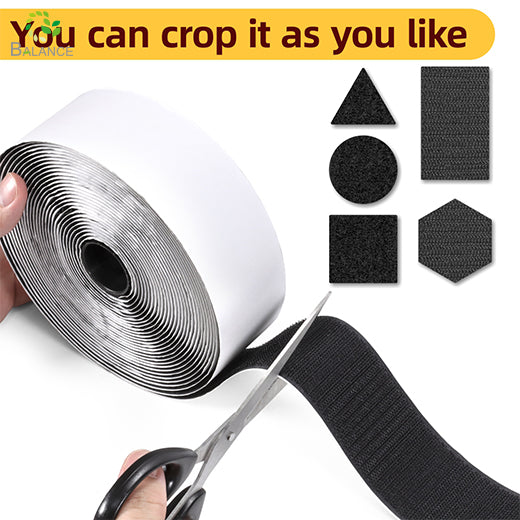 2 Inch Self Adhesive Hook Loop Tape Release Paper Strong Bonding Transparent