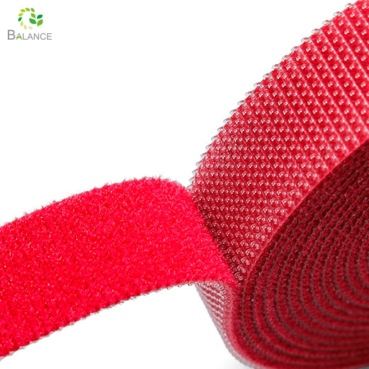 Wholesale Back to Back Hook Loop Tape Self Adhesive Roll Multicolor Cable Strap
