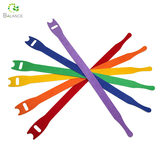 Self Adhesive Back to Back Hook and Loop Cable Tie with Holes