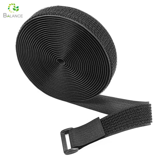 2 in 1 Hook and Loop Adjustable Cinch Straps With Plastic Buckles