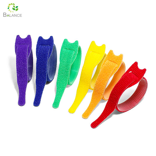Self Adhesive Back to Back Hook and Loop Cable Tie with Holes