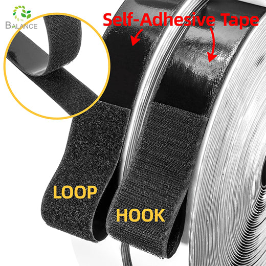 Industrial Strength Self Adhesive Heat Resistant Hook and Loop Tape Strip