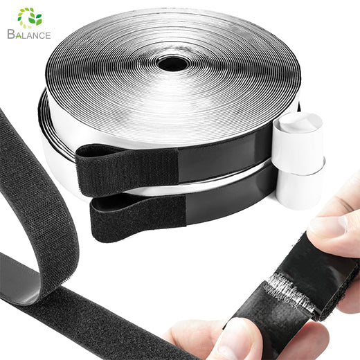 2 Inch Self Adhesive Hook Loop Tape Release Paper Strong Bonding Transparent