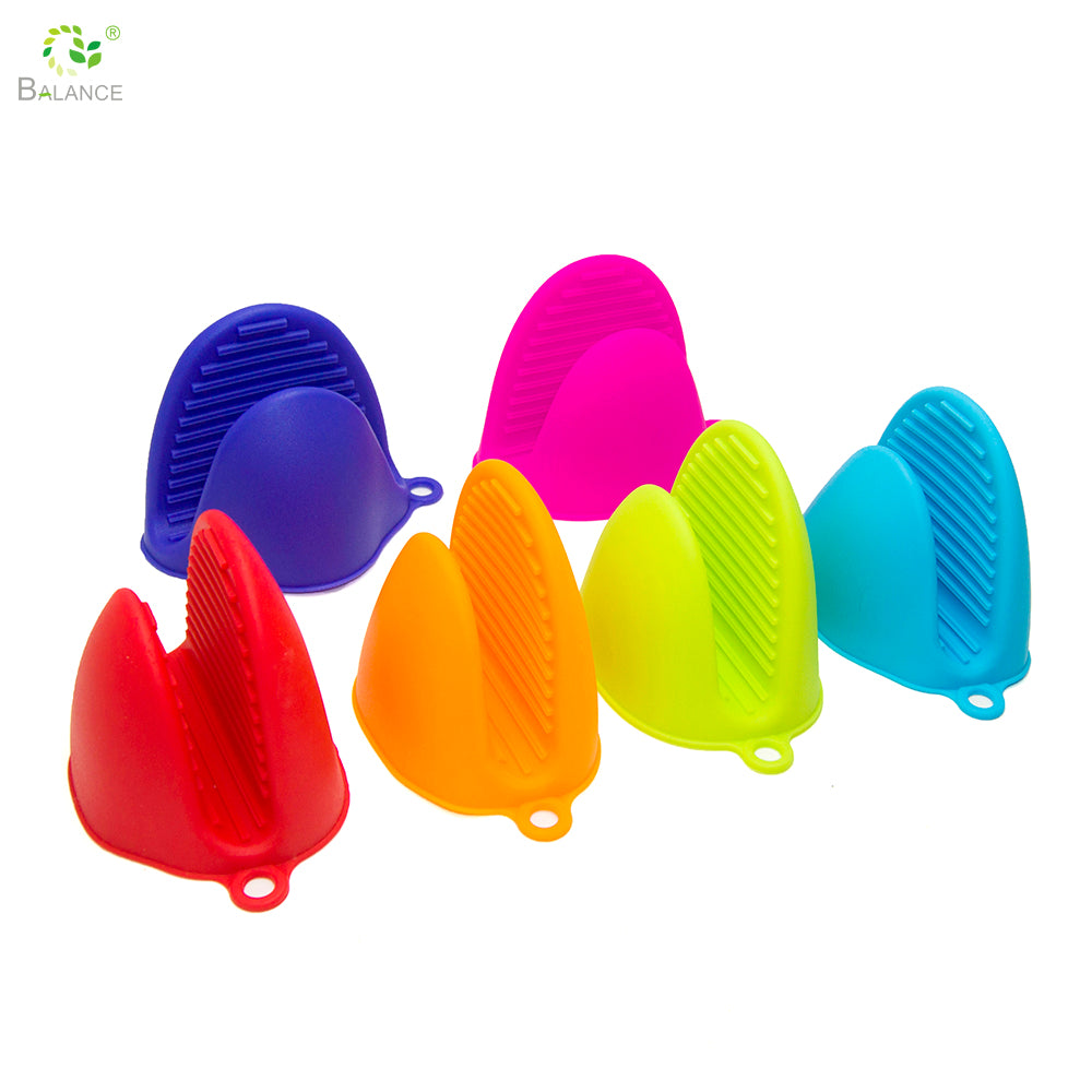 Custom Color Silicone Oven Mitts Heat Resistant Kitchen Cooking Gloves