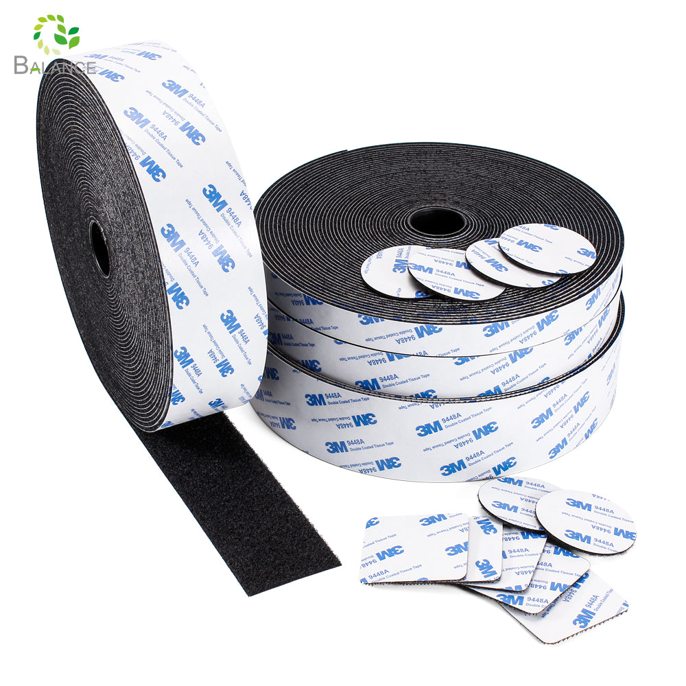 Adhesive hook and loop tape