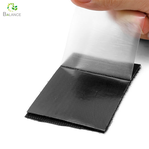 Clear Adhesive Hook Loop Tape Self Stick Heavy Duty Strong Grip Discount