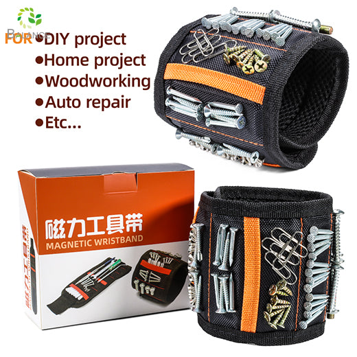 Strong Magnetic Tool Wristband Hands Free Workshop Gear For DIY