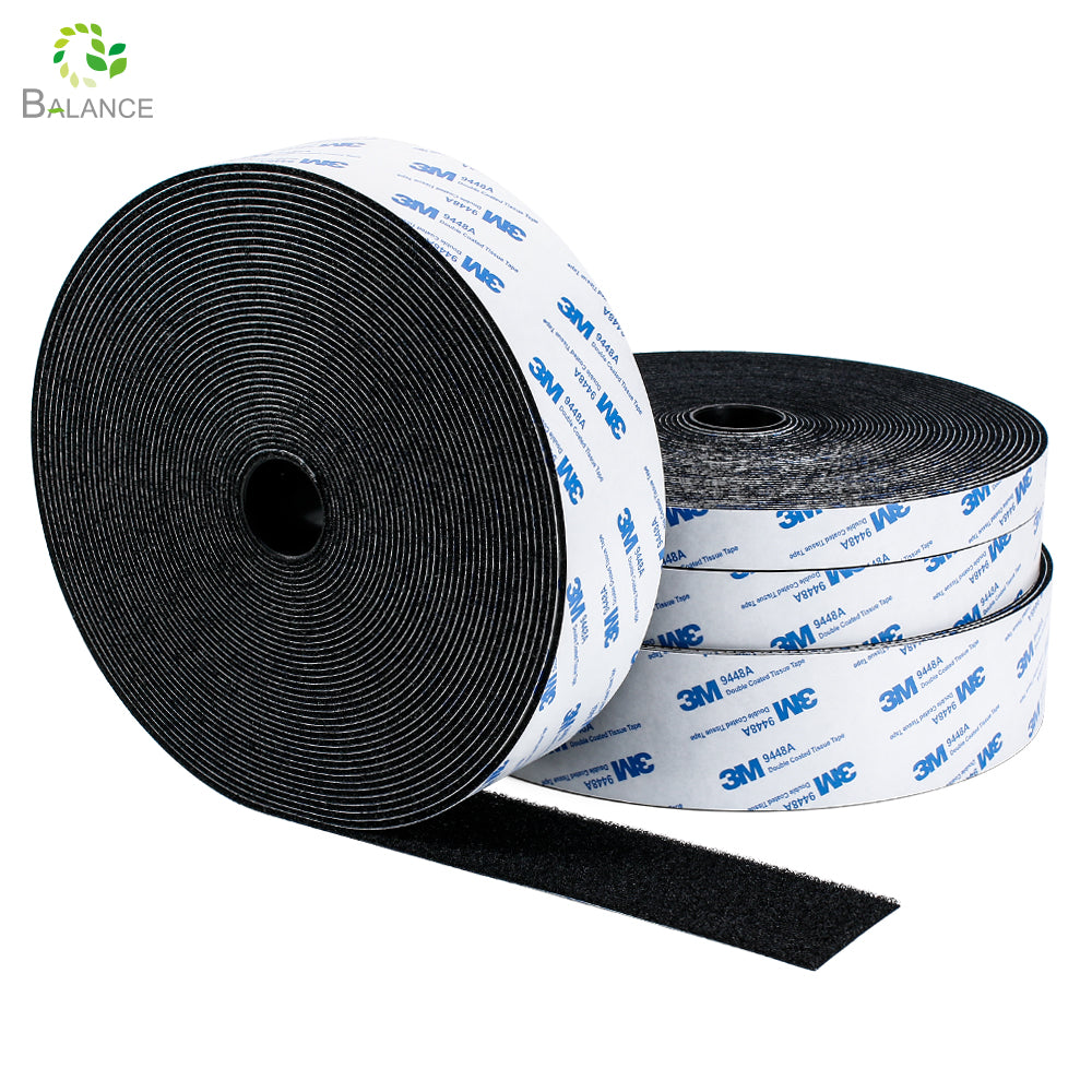 Adhesive hook and loop tape