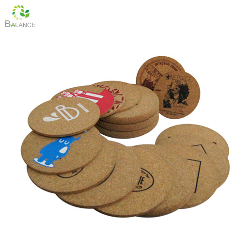 Beautiful Souvenir Cork and Wood Drink Coaster for Wine Glass Home Decor Bar