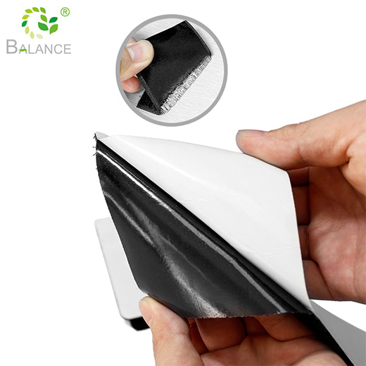 Weatherproof Car License Plate Adhesive Tape Double Sided Hook Loop