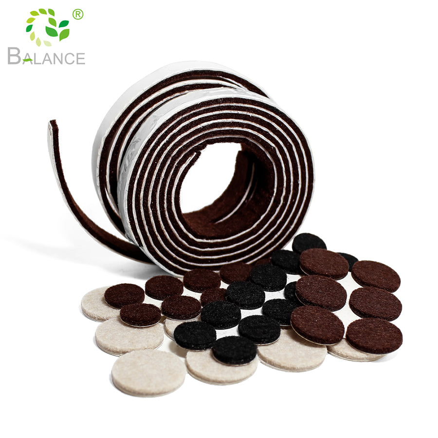 Non Slip Scratch Proof Self Adhesive Felt Pads Furniture Protectors