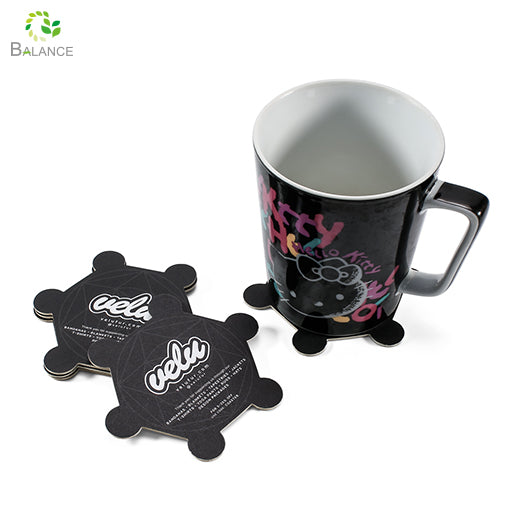 Beautiful Souvenir Cork and Wood Drink Coaster for Wine Glass Home Decor Bar