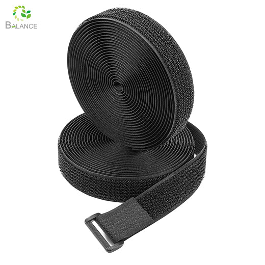 2 in 1 Hook and Loop Adjustable Cinch Straps With Plastic Buckles
