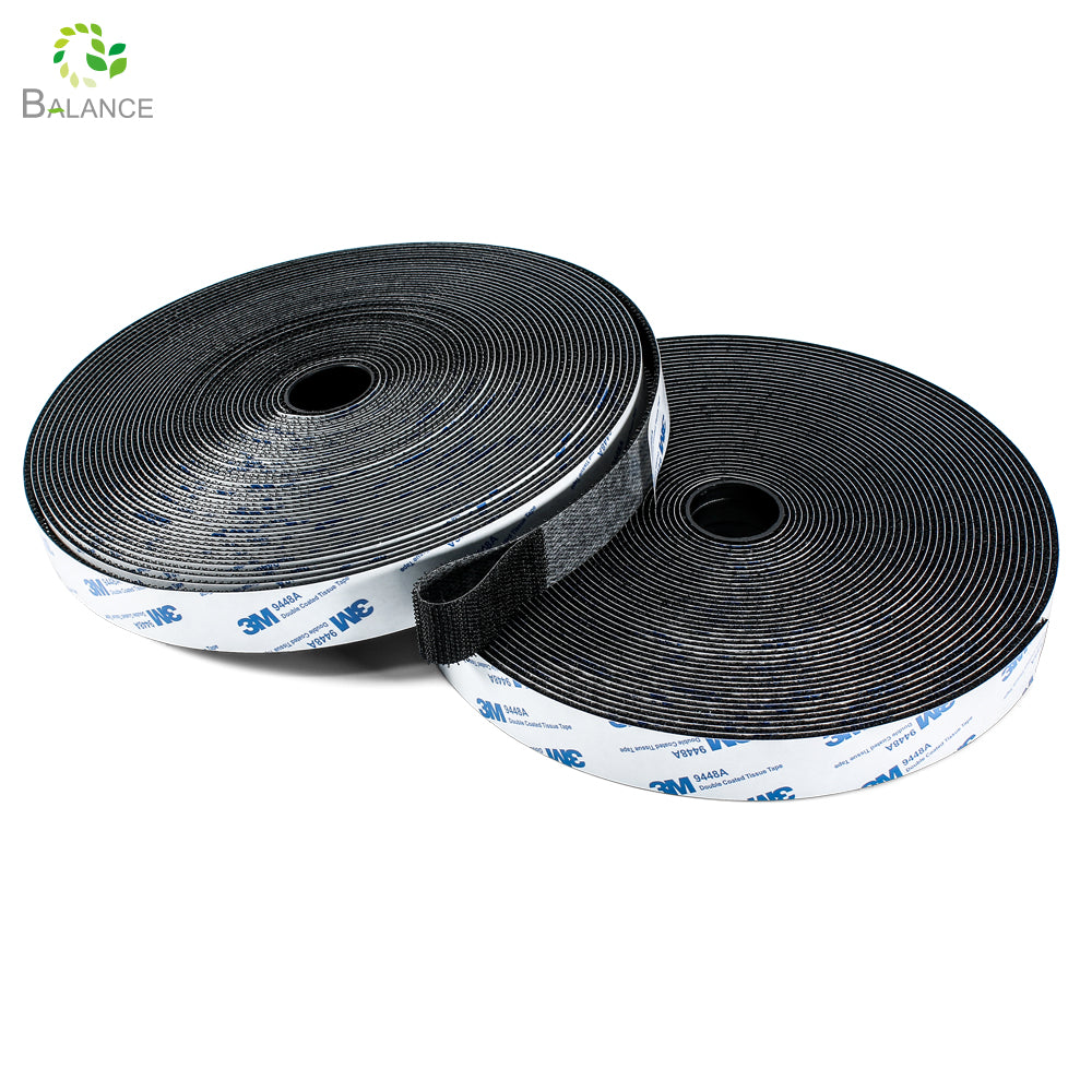 Adhesive hook and loop tape