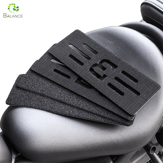 Motorcycle License Plate Adhesive Tape No Drill Mounting Universal Fit Secure Frameless Holder