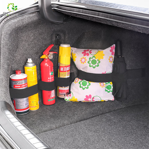 Elastic Car Trunk Organizer Strap Non Slip Storage Solution Secure Your Cargo