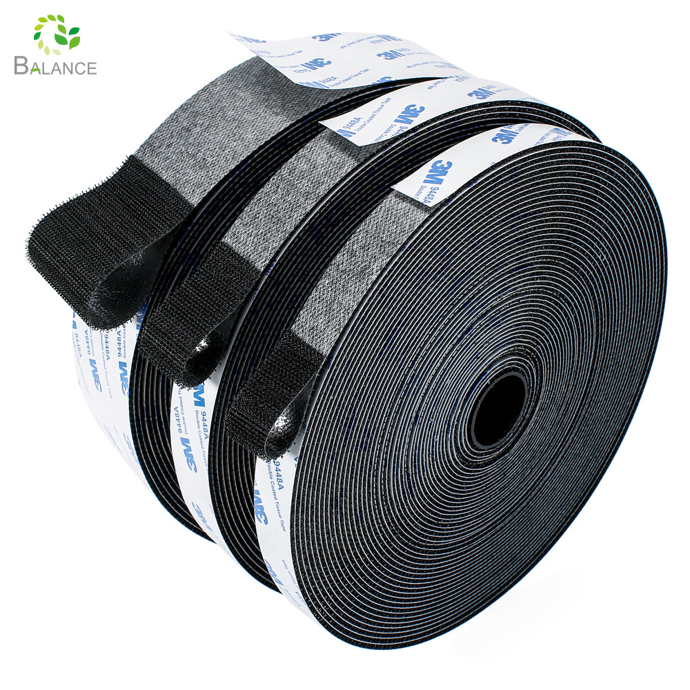 Adhesive hook and loop tape