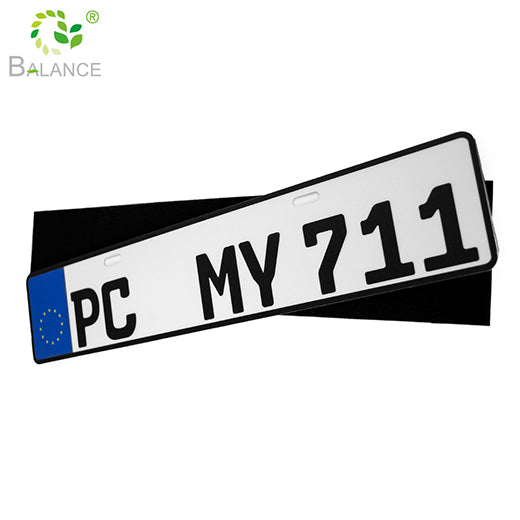 Weatherproof Car License Plate Adhesive Tape Double Sided Hook Loop