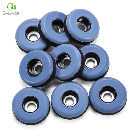 Screw On PTFE Furniture Slider Pads with Holes Heavy Duty Floor Protectors