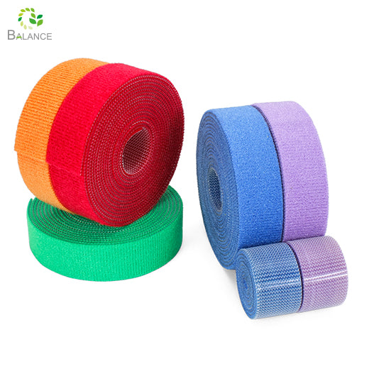 Wholesale Back to Back Hook Loop Tape Self Adhesive Roll Multicolor Cable Strap