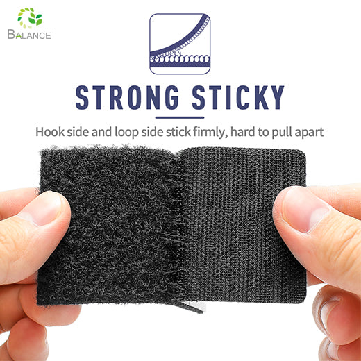 Best Selling Adhesive Hook Loop Dots Strong Sticky Removable Die Cut Tape