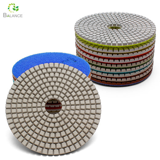 Flexible Diamond Polishing Pads Granite Marble Quartz Stone Restoration Buffing
