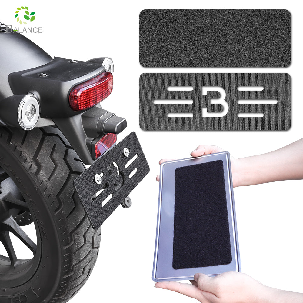 Motorcycle number plate holder