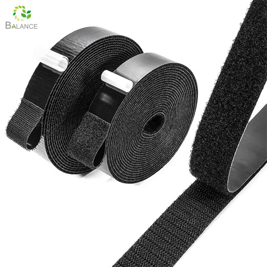 Clear Adhesive Hook Loop Tape Self Stick Heavy Duty Strong Grip Discount